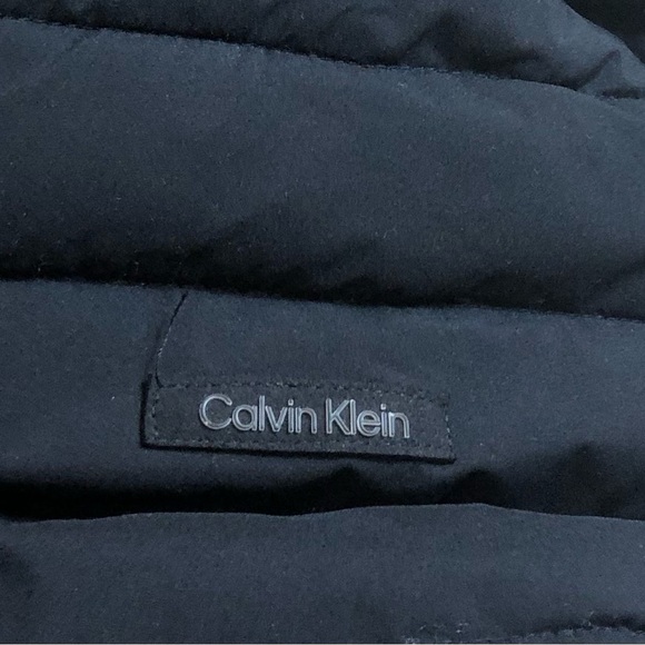 Calvin Klein Puffer Jacket Black Sherpa Lined Infinity Stretch Outwear Men XL/TG - Picture 5 of 11
